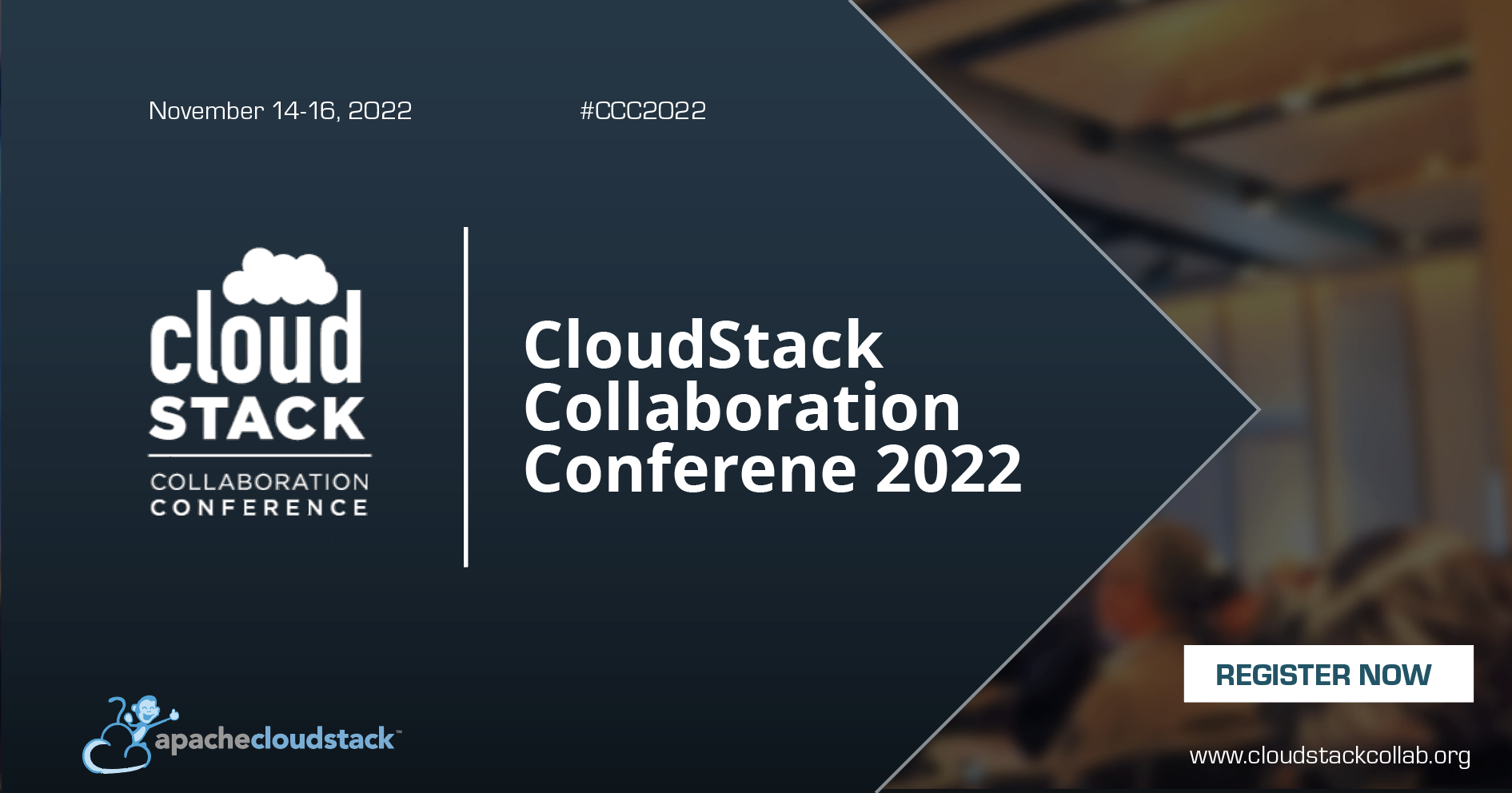 https://blogs.apache.org/cloudstack/entry/cloudstack-collaboration-conference-2022-november